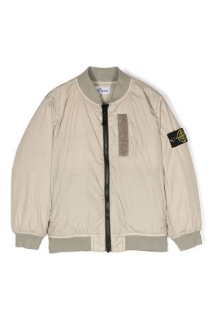 beige polyamide jacket STONE ISLAND KIDS | 791640323V0092